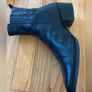 Western style ankle boot by Vagabond, size 9.5 US 41 EU, black leather